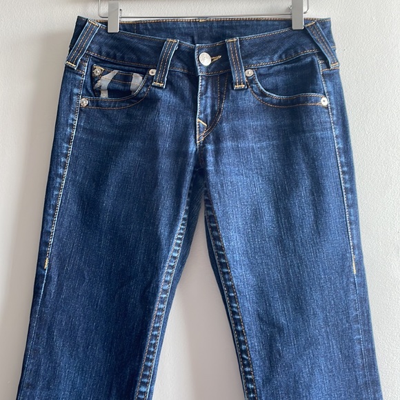 Low Rise Boot Cut True Religion Jeans Size 28 - Picture 9 of 9
